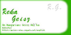 reka geisz business card